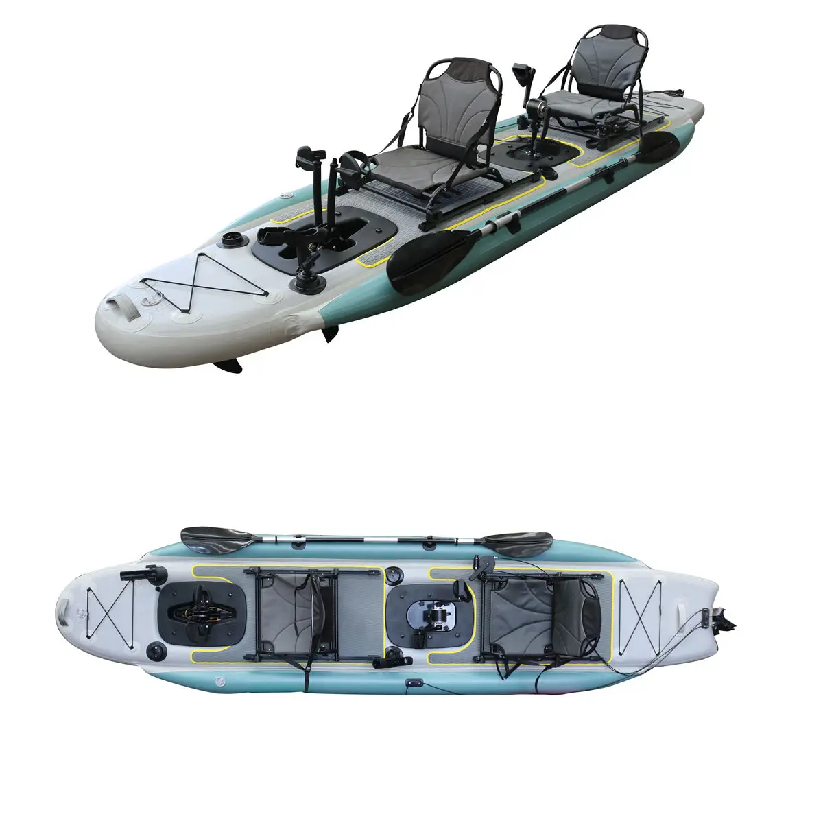 14 Fuß aufblasbares Angel-Kanu – Fishing Boat Seat Bewertung und Preis